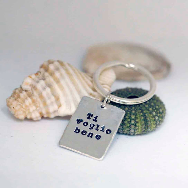 PERSONALIZED KEY RING - 925 SILVER