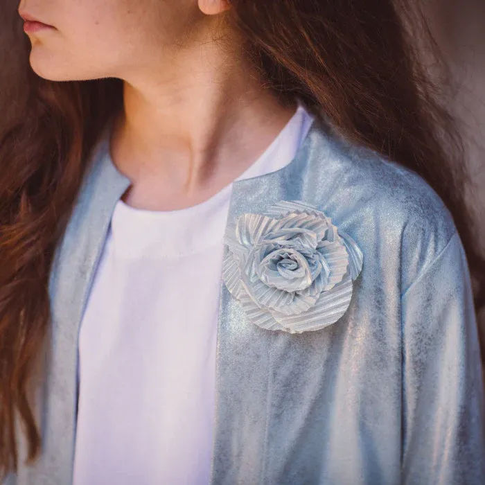 DAINETTO JACKET WITH TRUMPET SLEEVE