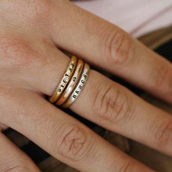 ANELLO CON NOME - ORO 14KT
