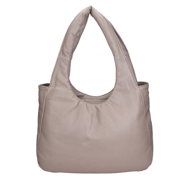 Women's Shoulder Bag in Nappa Print Leather - 6502.