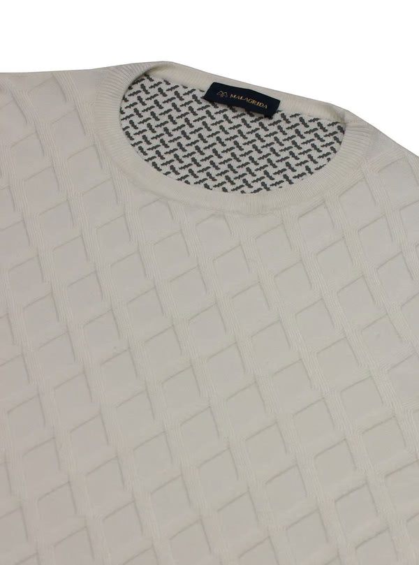 RHOMBUS CREW NECK