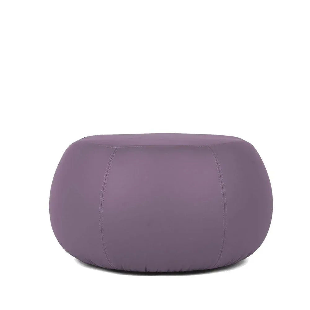 COCOON ECO M,  Pouf Design Rotondo in Ecopelle 64x45