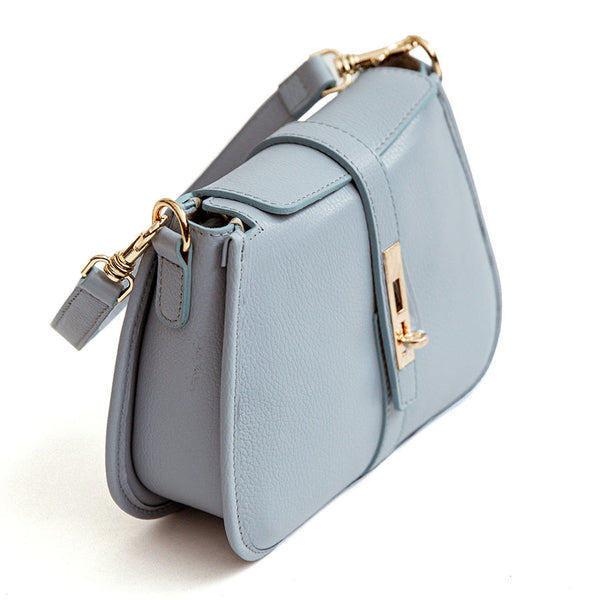 MIRANDA - Postina in pelle azzurra