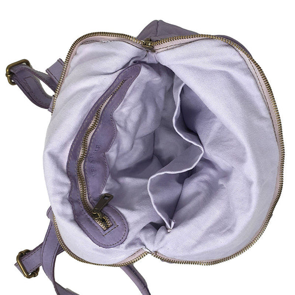 Zaino a Spalla da Donna Pelle Morbida in Stile Vintage - 28x33x12 Cm - K011