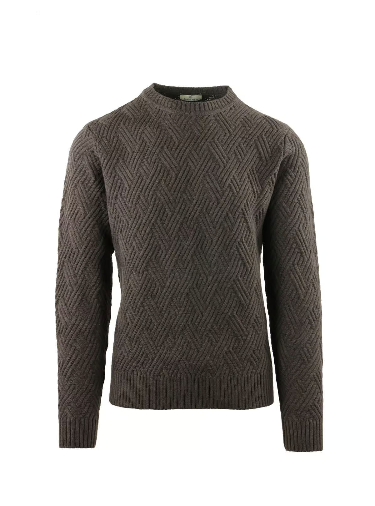 CREW NECK WITH SCORED RIBS