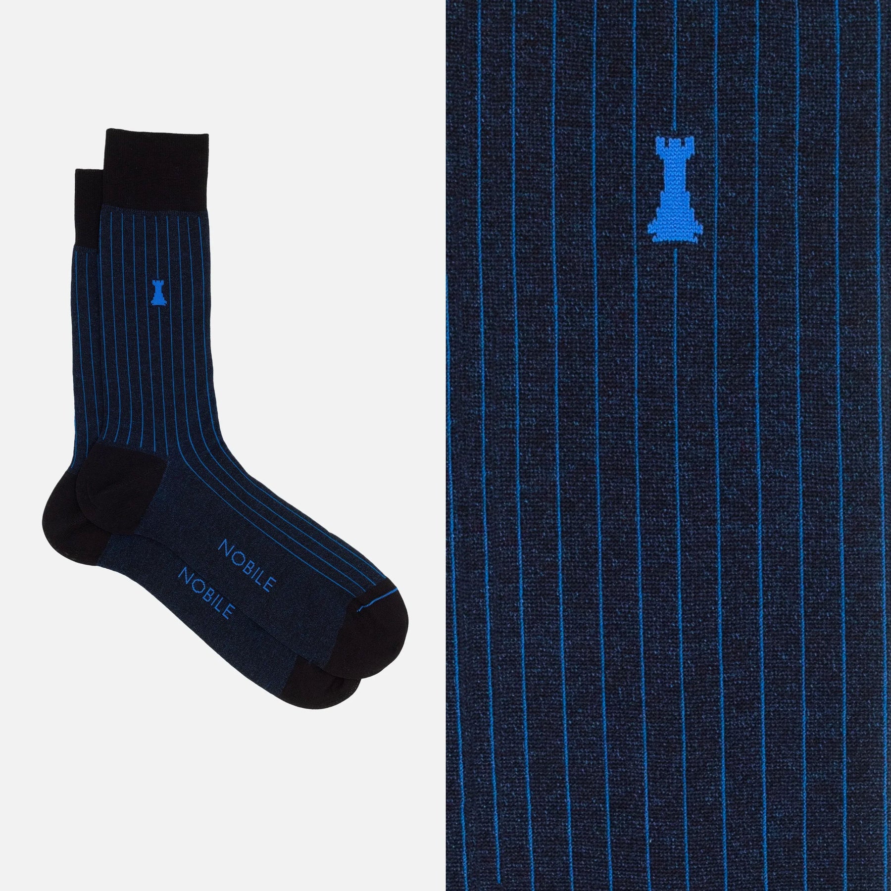 Julius Caesar - Short sock with very fine ribs 