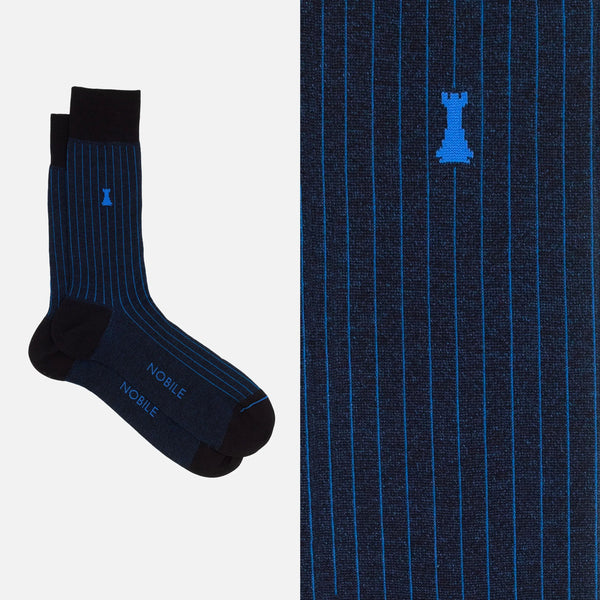 Julius Caesar - Short sock with very fine ribs 