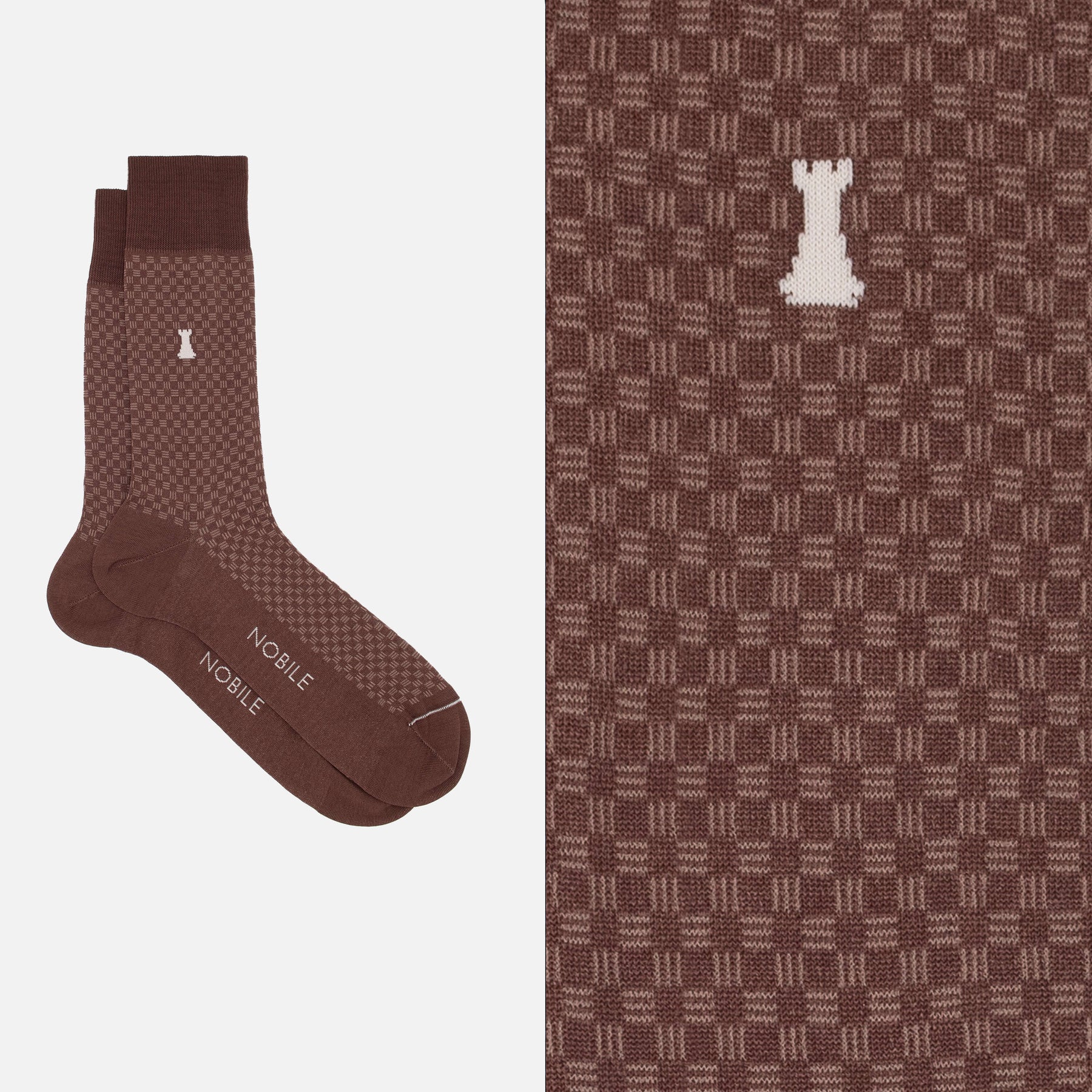 Bernini - Geometric Striped Short Sock