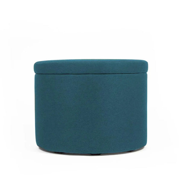 PANDORA 50 ROUND TEX, Pouf Contenitore Tessuto Rotondo 50 h42