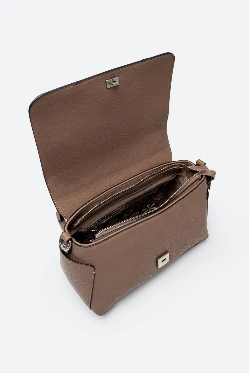 Denise Soft Taupe Shoulder Bag