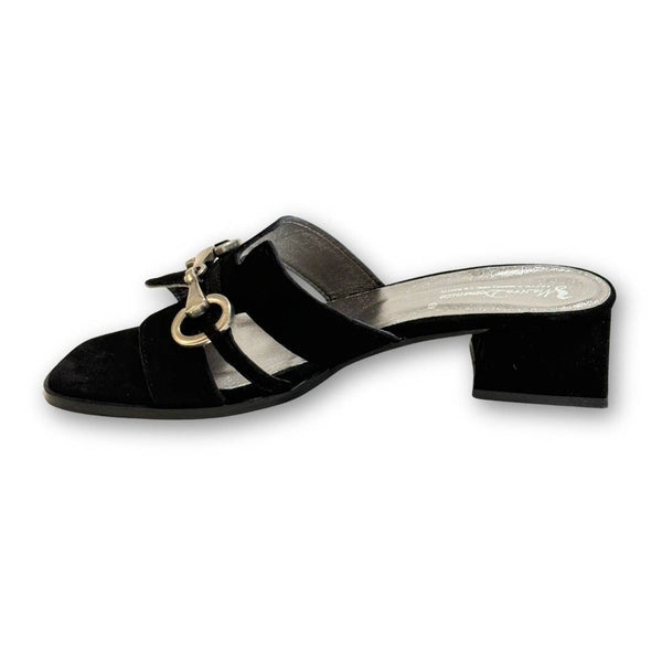 MastroDomenico Women's Handcrafted Sandals - Black Chromite 