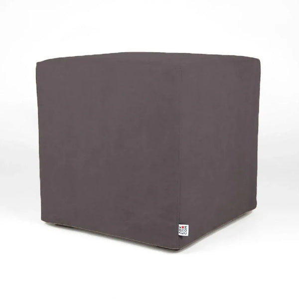 CUBE 55 | Cotton Footstool Pouf with Feet
