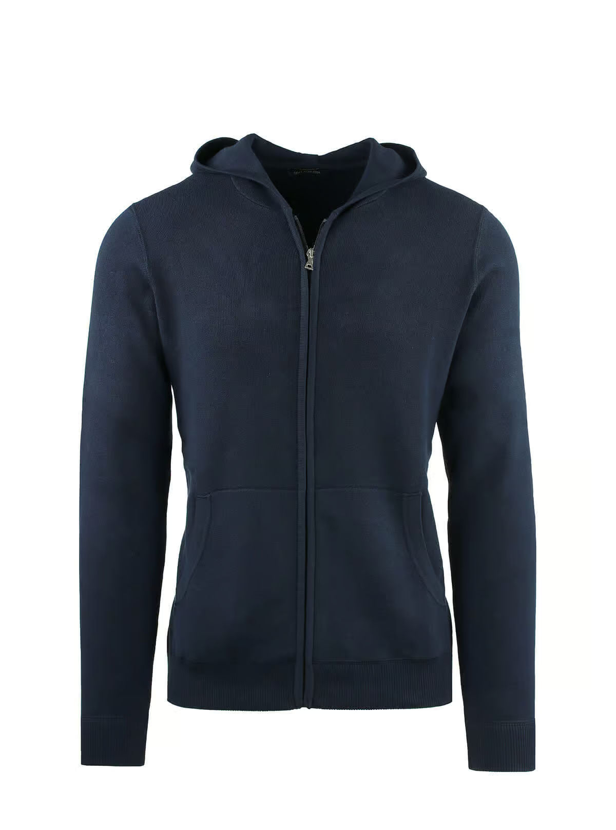 HOODED SWEATER WITH SWEATSHIRT EFFECT PROCESSING