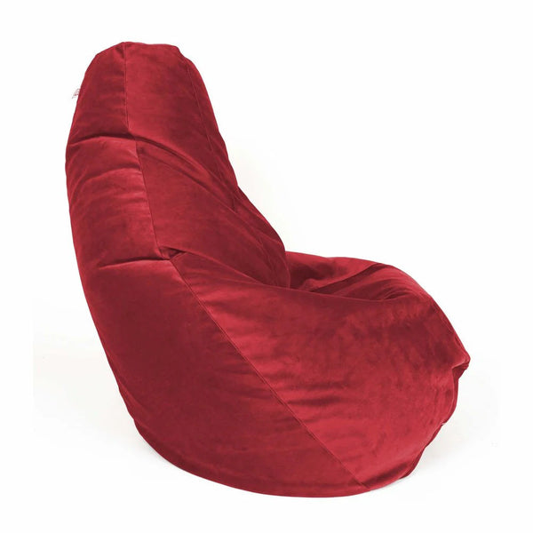 SESSANTOTTO 68 VELVET, Velvet Bean Bag Pouf L Removable Cover
