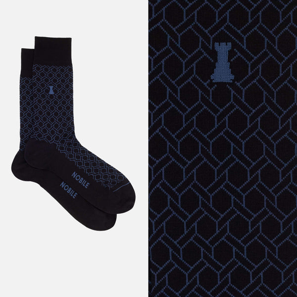 The Great Gatsby Box of 6 Short Socks - Mixed Pattern