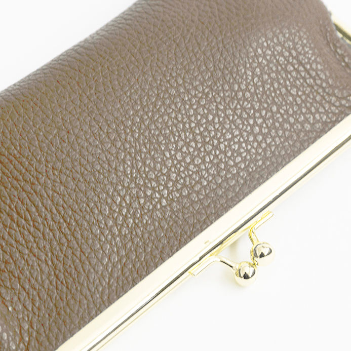 PORTAOCCHIALI SMALL - Pelle taupe