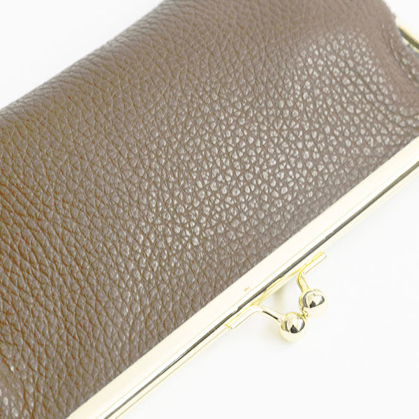 PORTAOCCHIALI SMALL - Pelle taupe