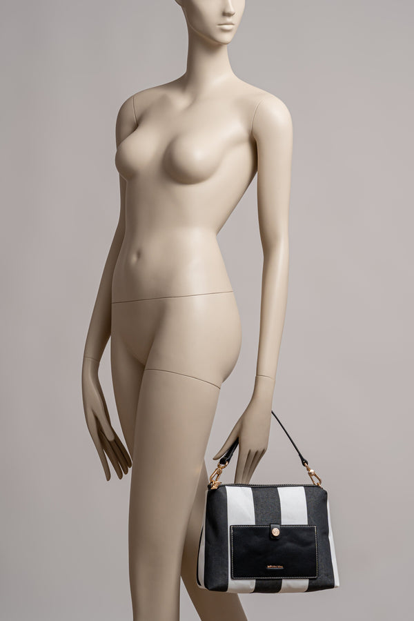Shopping Bag Fernanda Straw Large Nera