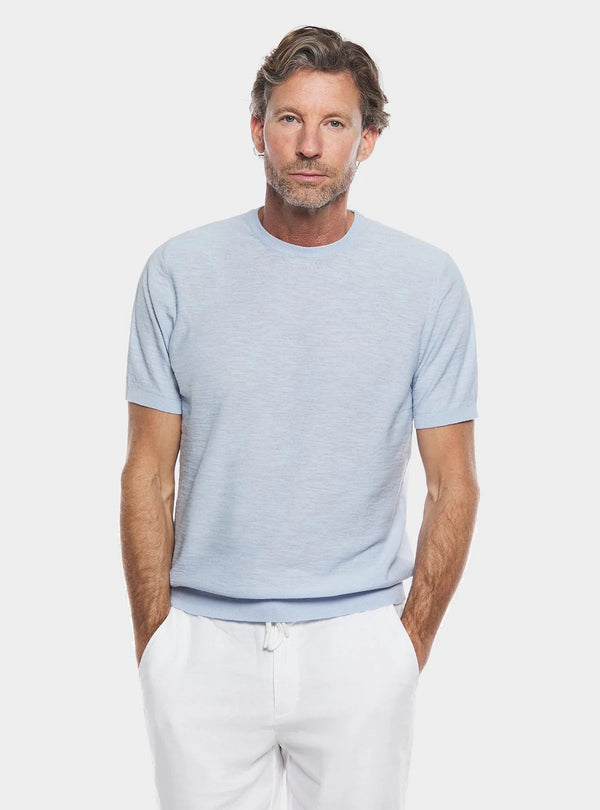 CREW NECK MM LINEN COTTON