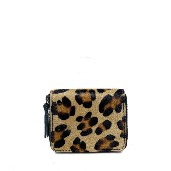Portafoglio Animalier in Cavallina piccolo in Pelle - K051
