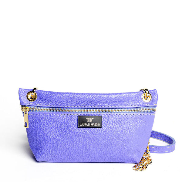 MILLI - Dollar Leather Pouch Wisteria