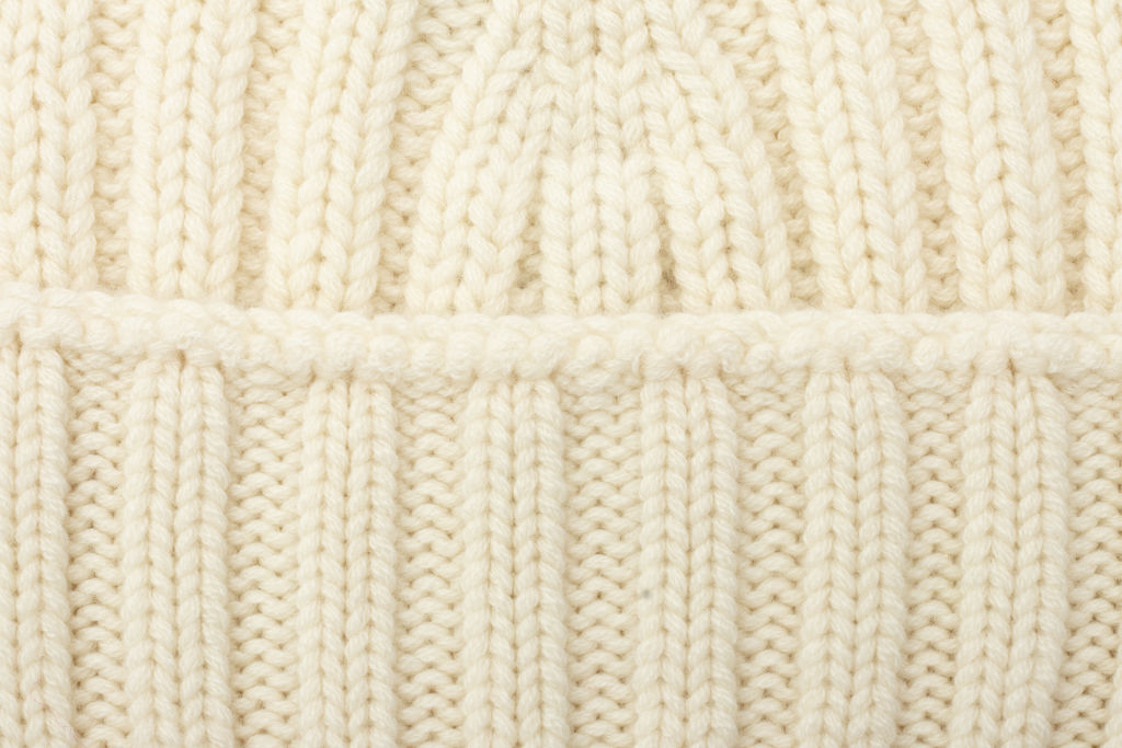 White cashmere hat