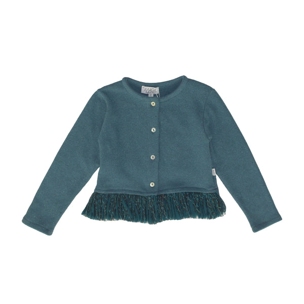 CARDIGAN FRINGE DETAIL