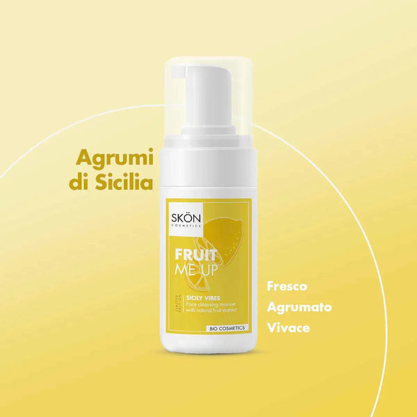 Cleansing mousse with natural extracts