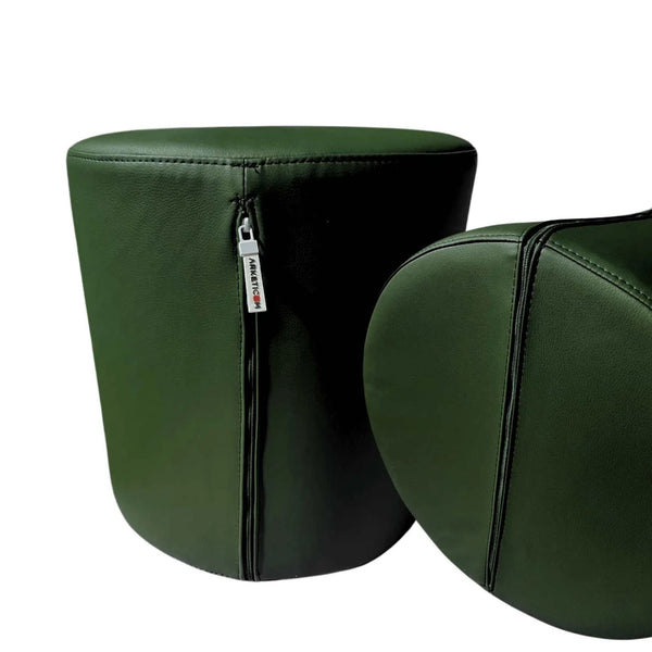 COVER CHILL ECO 55, Cylinder Pouf Cover in Eco-Leather 55x42