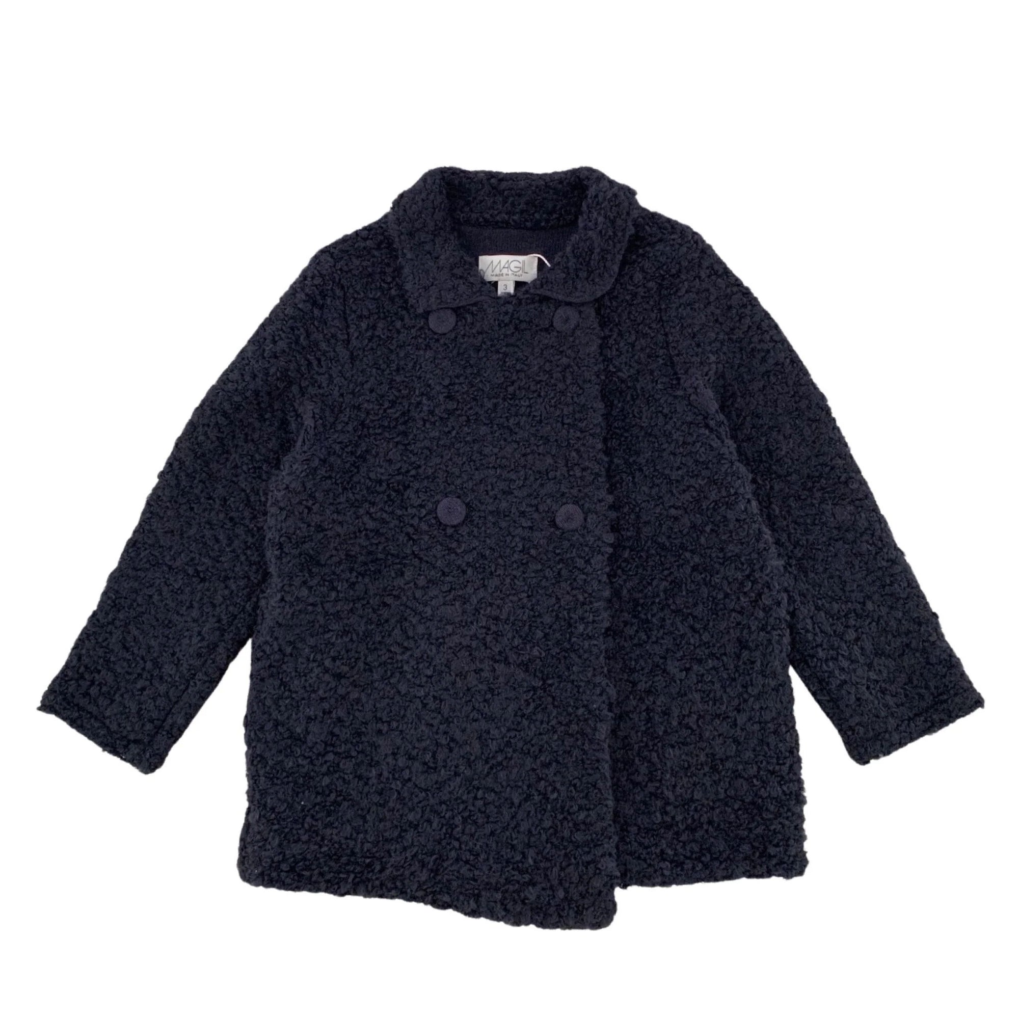 DOUBLE BREASTED BOUCLE' COAT