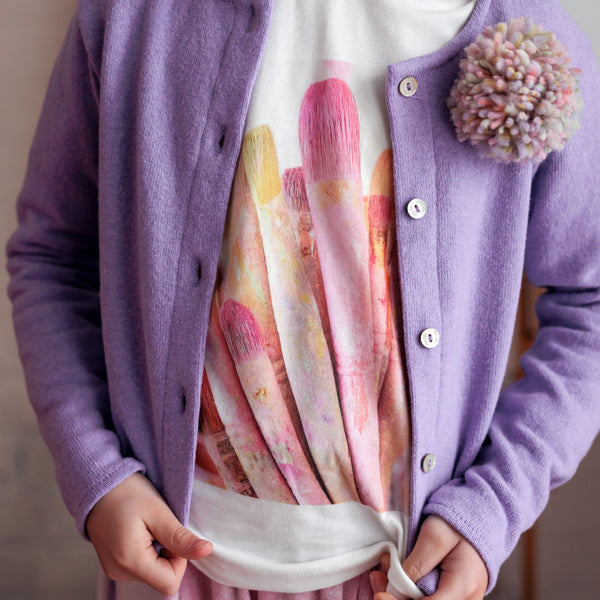 T-SHIRT STAMPA PENNELLI