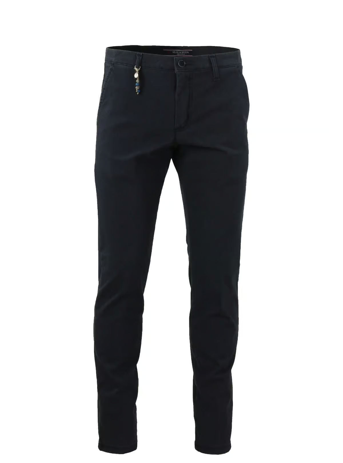 TROUSERS IN WORKED FABRIC