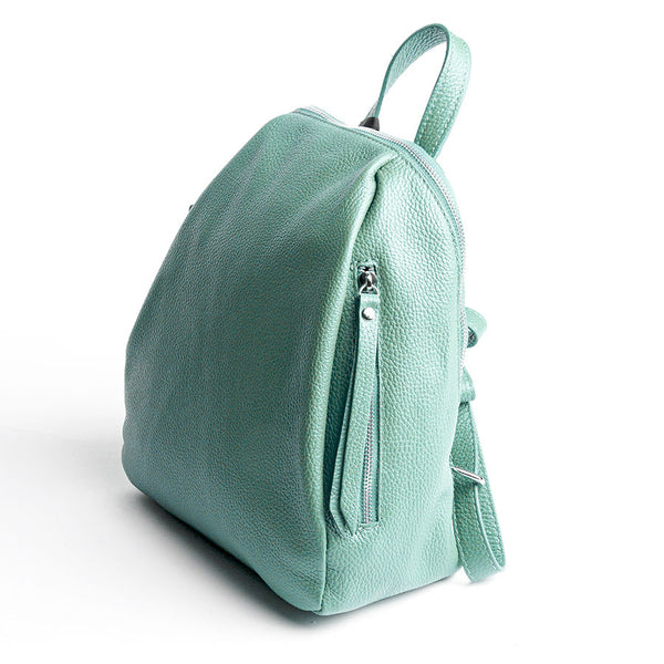 ZIP AM - Tiffany Dollar Leather Backpack