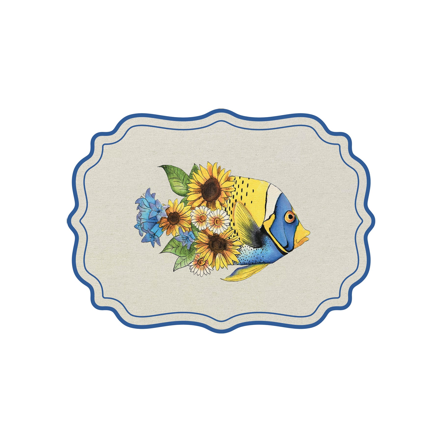 Flowery Animals Placemat