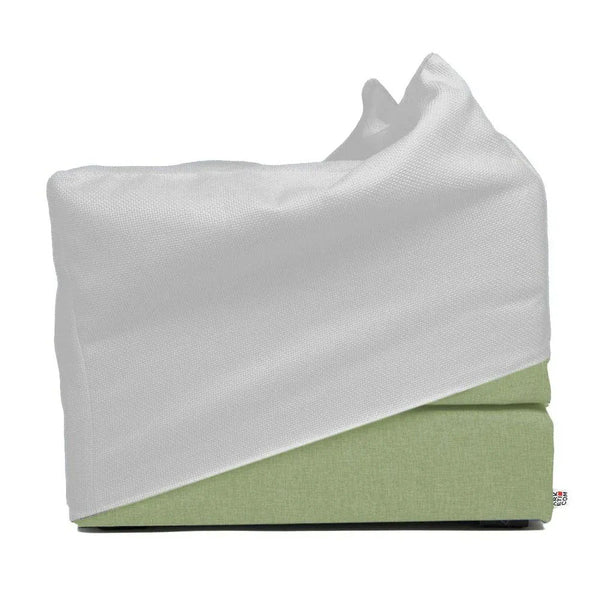 TOUF GREEN, Pouf Bed Green Base and Pouf Cover 70x63