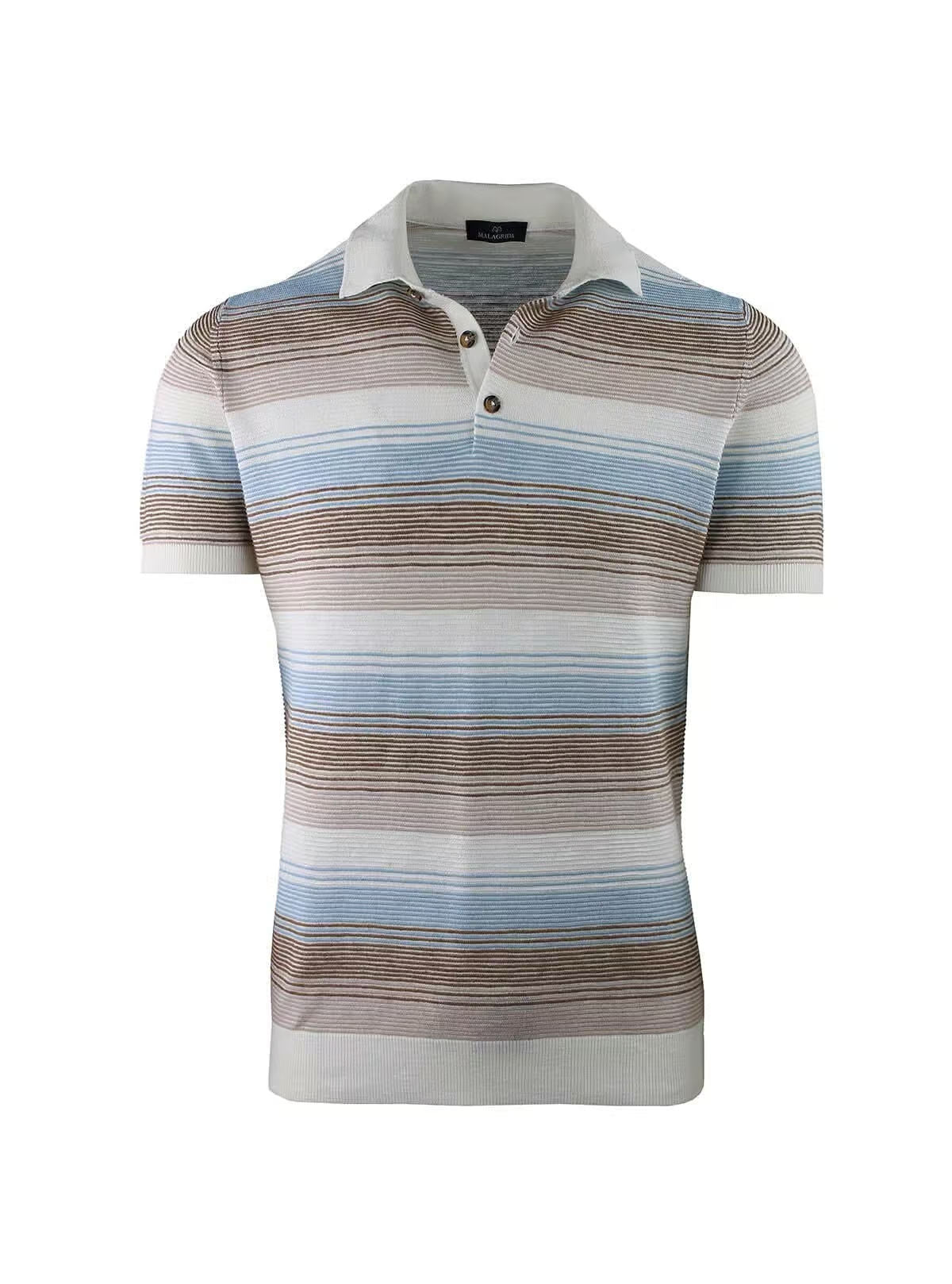 POLO MEZZA MANICA CON RIGHE MULTICOLOR