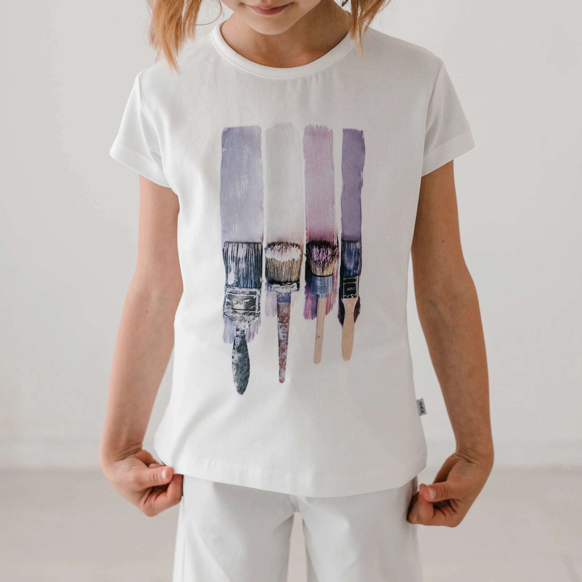 T-SHIRT STAMPA PENNELLI