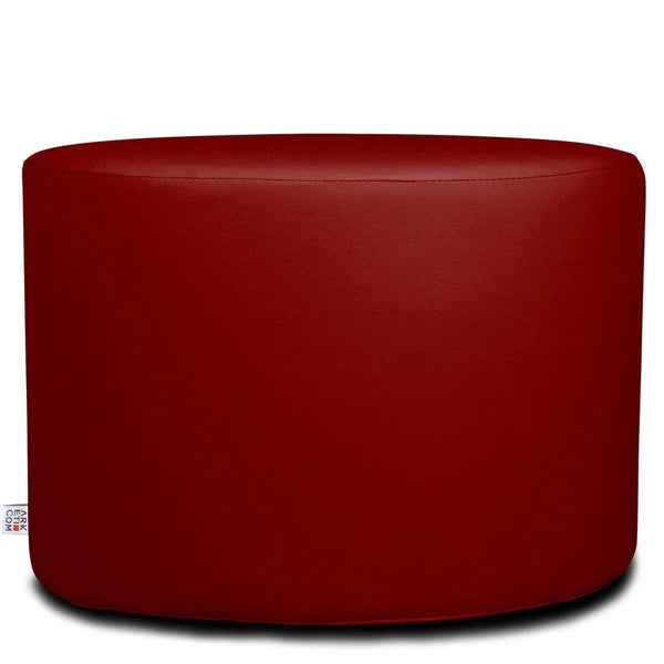 CHILL ECO 55, Round Footrest Pouf in Eco-Leather 55 x h42