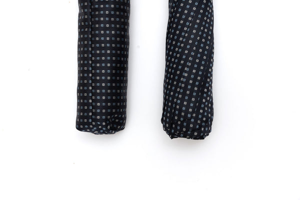 Mario Talarico folding umbrella blue checked elm handle
