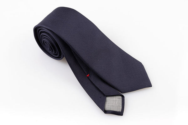 Pure silk blue tie