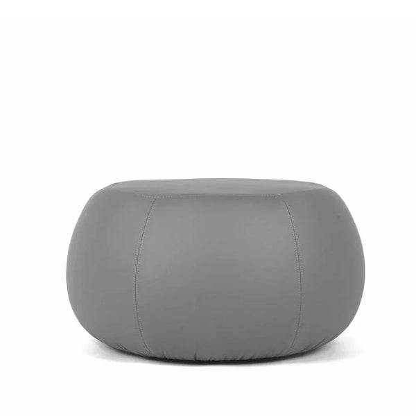 COCOON ECO M,  Pouf Design Rotondo in Ecopelle 64x45