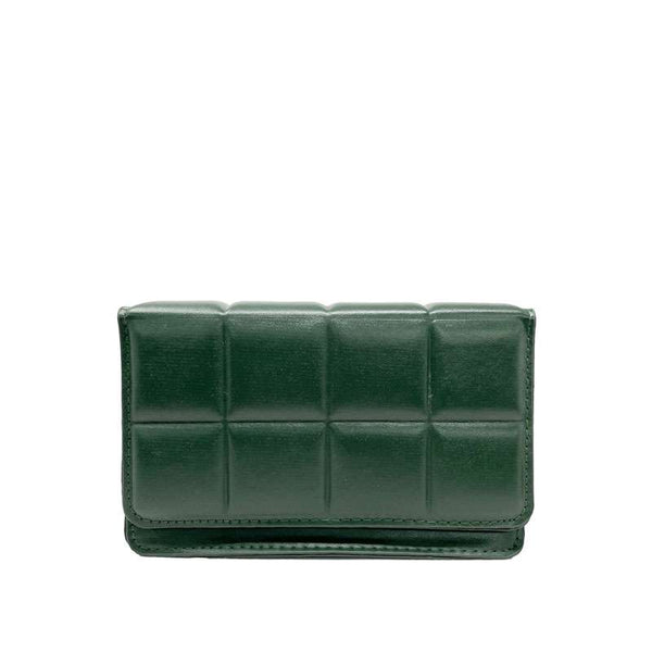 Women's Small Quilted Eco-Leather Vegan Bag - E001 