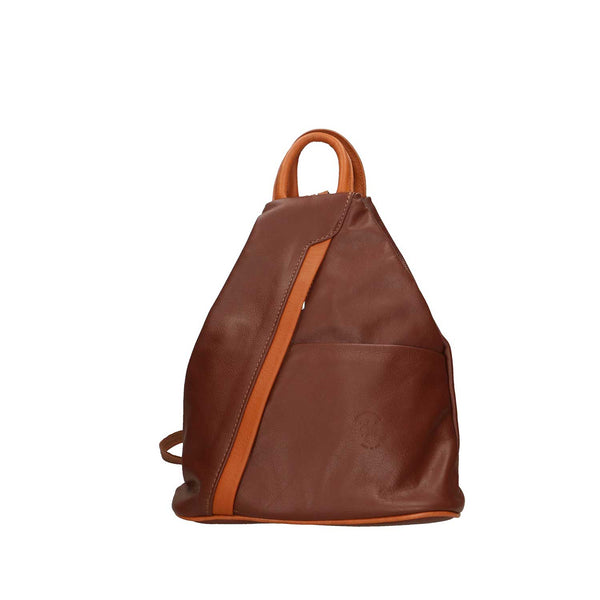 Women's Backpack Bag in Genuine Leather Made in Italy - 25x30x13 Cm. Backpack. 80072 
