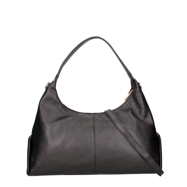 Women's Large Leather Shoulder Bag - 7233. 