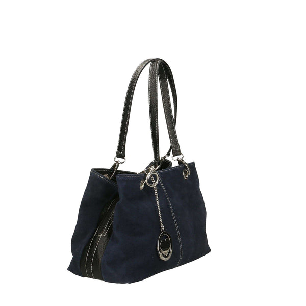 Women's Suede Handbag - 32x20x14 cm - 10028 