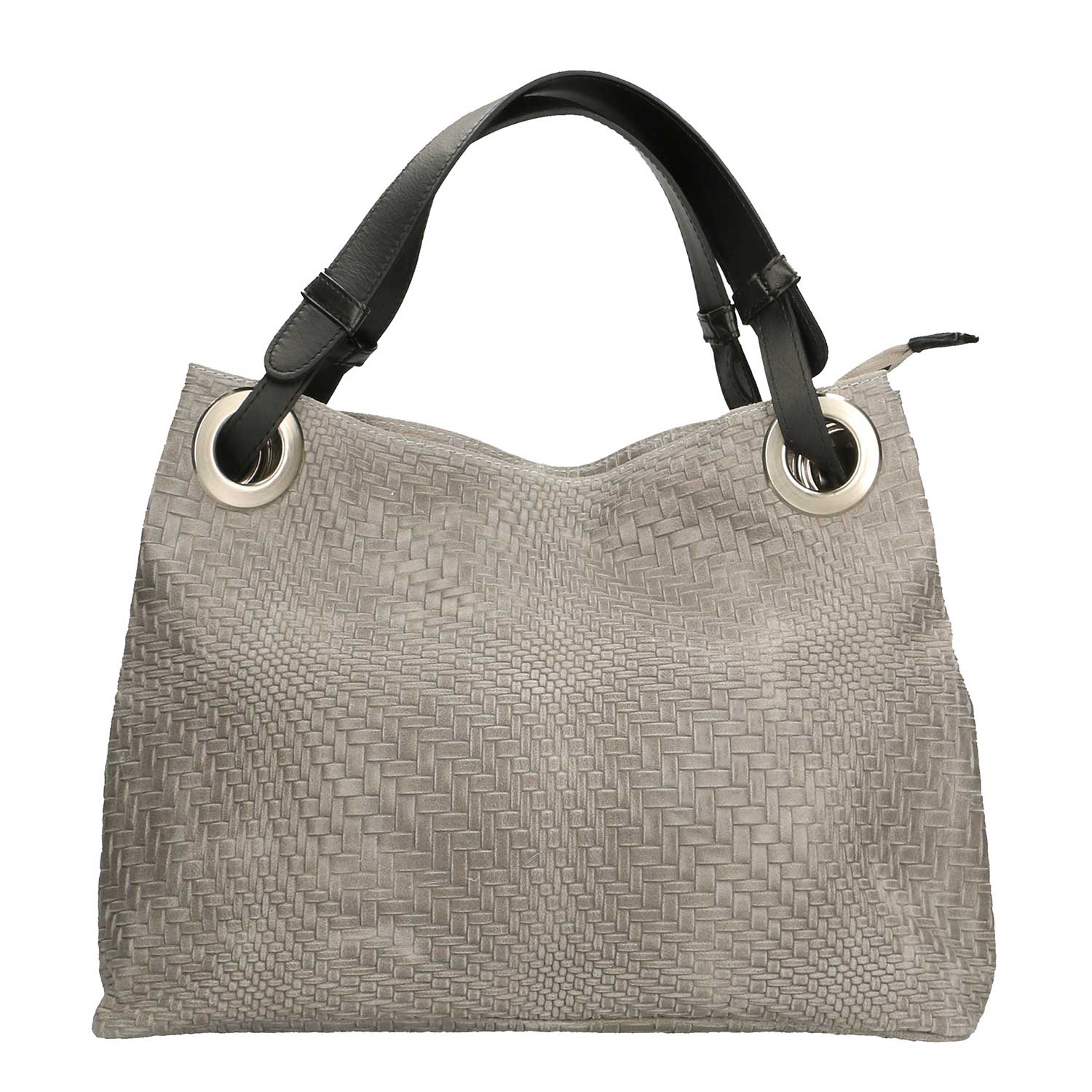 Women's Handbag Woven Leather Print - 38x28x10 Cm - 80059 