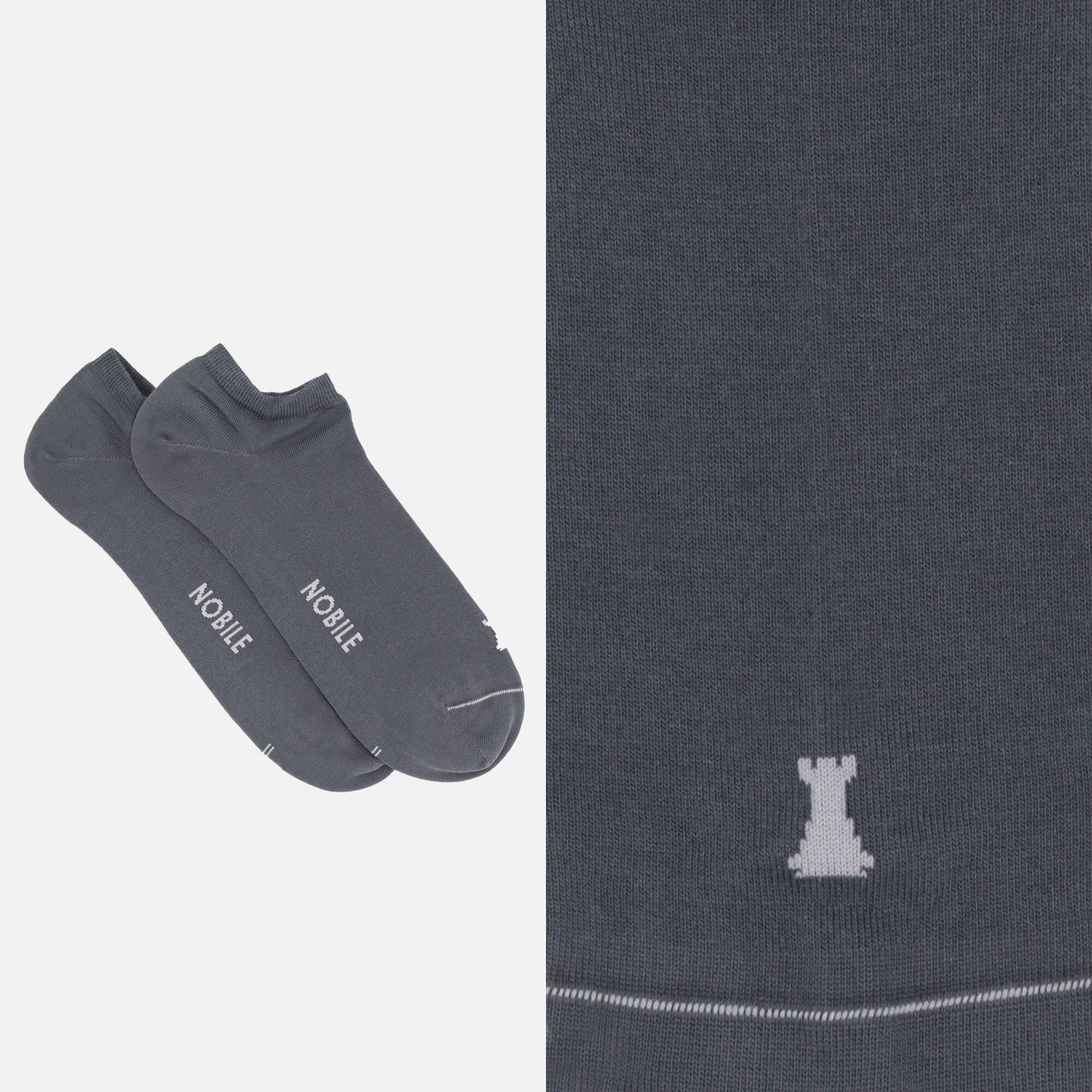 Pure Makò Cotton Ankle Socks - Solid Color 