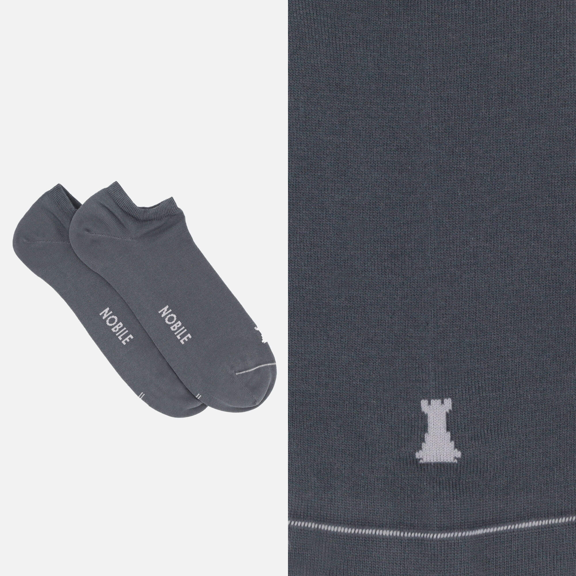 Pure Makò Cotton Ankle Socks - Solid Color 