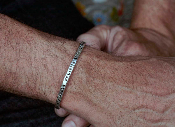 RIGID BRACELET WITH CLASP FOR HIM
