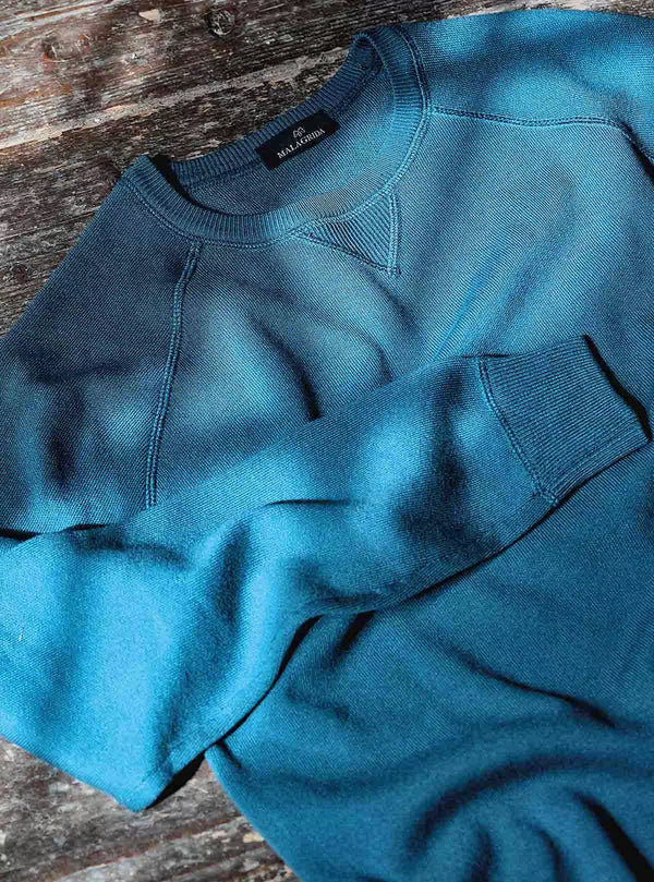 CREW NECK MILAN STITCH WITH RAGLAN SLEEVE